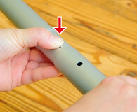 パイプ差し込みイメージ