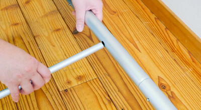 細ポール接続イメージ