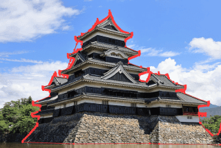 切り抜き 作業過程イメージ